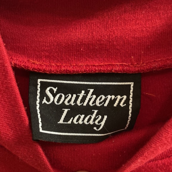 Red Southern Lady Sweater - Picture 4 of 4